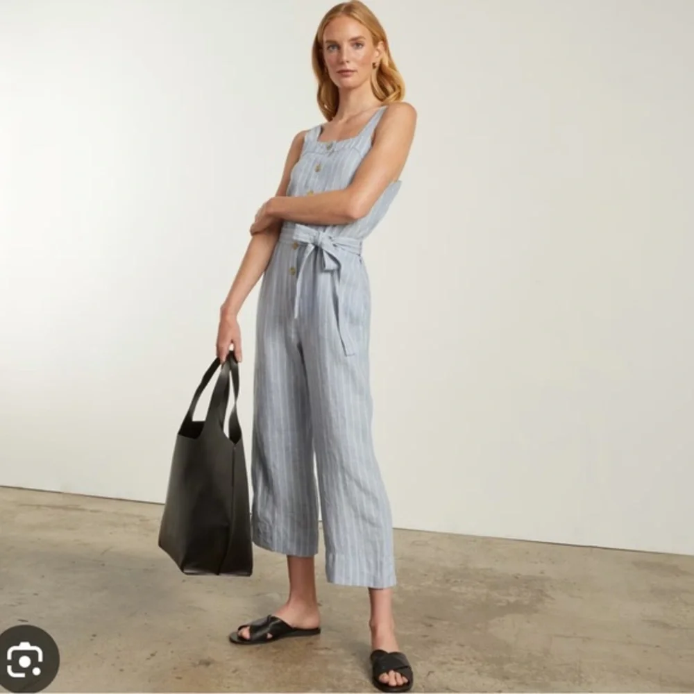 Everlane the linen jumpsuit